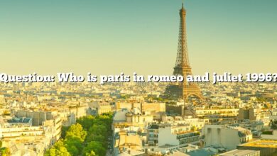 Question: Who is paris in romeo and juliet 1996?