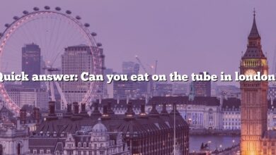 Quick answer: Can you eat on the tube in london?