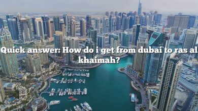 Quick answer: How do i get from dubai to ras al khaimah?