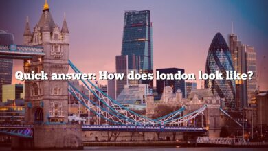 Quick answer: How does london look like?