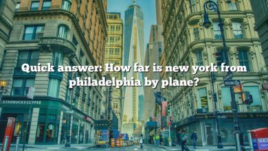 Quick answer: How far is new york from philadelphia by plane?