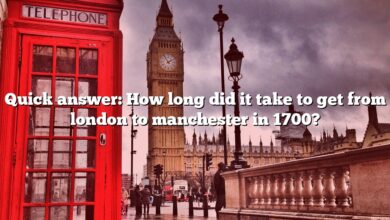 Quick answer: How long did it take to get from london to manchester in 1700?
