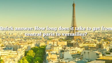 Quick answer: How long does it take to get from central paris to versailles?