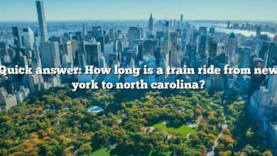 Quick answer: How long is a train ride from new york to north carolina?