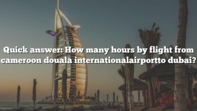 Quick answer: How many hours by flight from cameroon douala internationalairportto dubai?