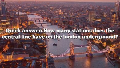 Quick answer: How many stations does the central line have on the london underground?