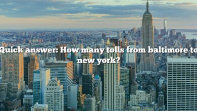 Quick answer: How many tolls from baltimore to new york?