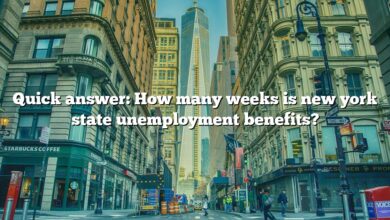 Quick answer: How many weeks is new york state unemployment benefits?