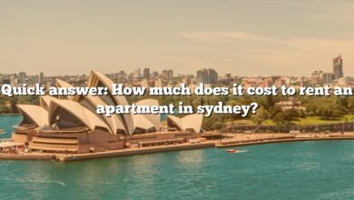 Quick answer: How much does it cost to rent an apartment in sydney?