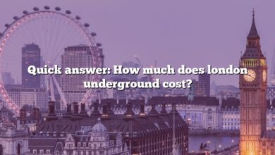 Quick answer: How much does london underground cost?