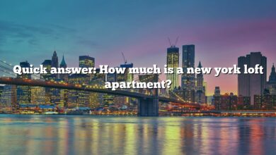 Quick answer: How much is a new york loft apartment?