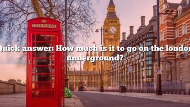Quick answer: How much is it to go on the london underground?