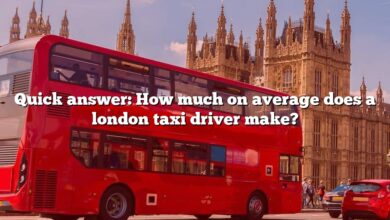 Quick answer: How much on average does a london taxi driver make?