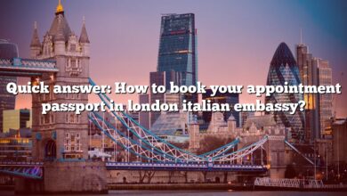 Quick answer: How to book your appointment passport in london italian embassy?