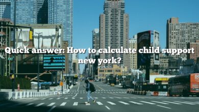 Quick answer: How to calculate child support new york?