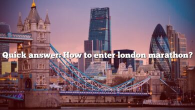 Quick answer: How to enter london marathon?
