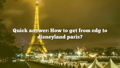 Quick answer: How to get from cdg to disneyland paris?