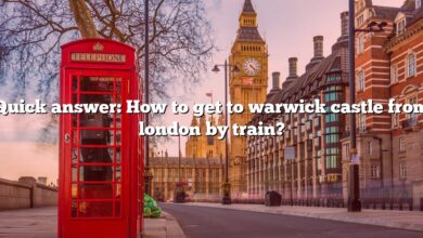 Quick answer: How to get to warwick castle from london by train?