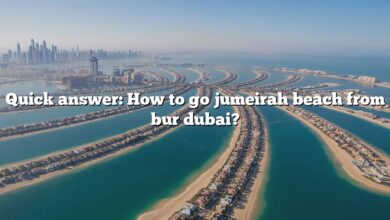 Quick answer: How to go jumeirah beach from bur dubai?