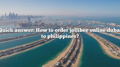 Quick answer: How to order jollibee online dubai to philippines?
