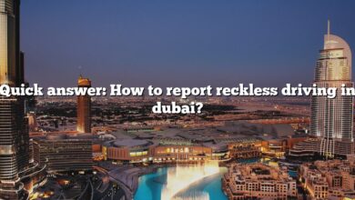 Quick answer: How to report reckless driving in dubai?