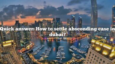 Quick answer: How to settle absconding case in dubai?
