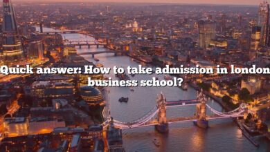 Quick answer: How to take admission in london business school?