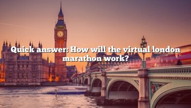 Quick answer: How will the virtual london marathon work?