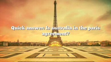 Quick answer: Is australia in the paris agreement?
