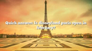 Quick answer: Is disneyland paris open in february?