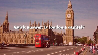 Quick answer: Is london a capital?