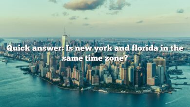 Quick answer: Is new york and florida in the same time zone?