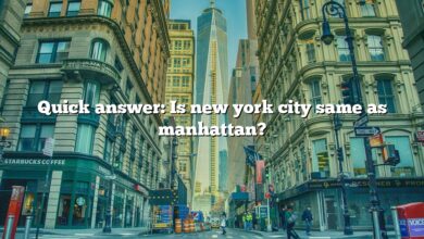 Quick answer: Is new york city same as manhattan?