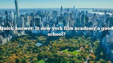 Quick answer: Is new york film academy a good school?