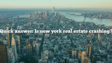 Quick answer: Is new york real estate crashing?