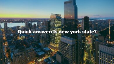 Quick answer: Is new york state?