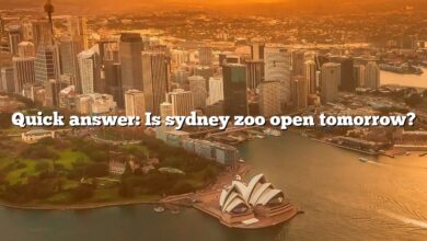 Quick answer: Is sydney zoo open tomorrow?