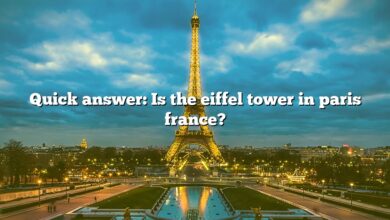 Quick answer: Is the eiffel tower in paris france?
