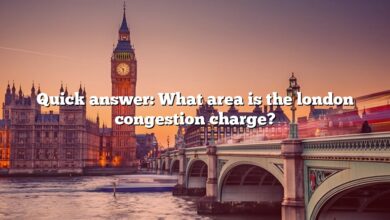 Quick answer: What area is the london congestion charge?