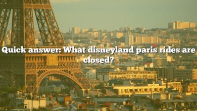 Quick answer: What disneyland paris rides are closed?