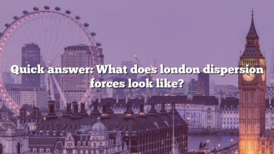 Quick answer: What does london dispersion forces look like?