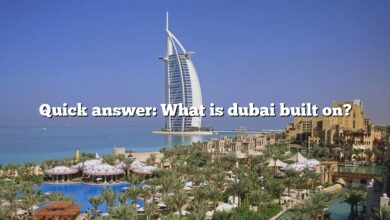 Quick answer: What is dubai built on?
