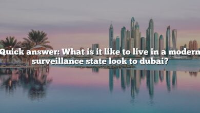 Quick answer: What is it like to live in a modern surveillance state look to dubai?