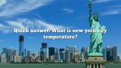 Quick answer: What is new york city temperature?