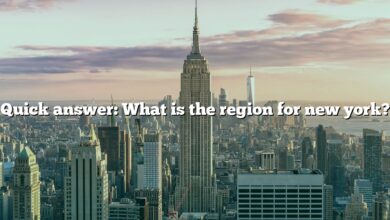 Quick answer: What is the region for new york?