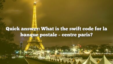 Quick answer: What is the swift code for la banque postale – centre paris?
