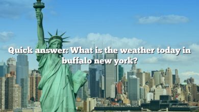 Quick answer: What is the weather today in buffalo new york?