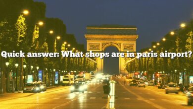 Quick answer: What shops are in paris airport?