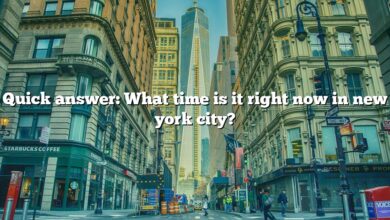Quick answer: What time is it right now in new york city?