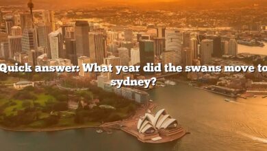 Quick answer: What year did the swans move to sydney?